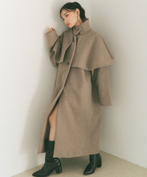 定価約16万 1PIU1UGUALE3 ワープネックフードコート 着用僅か美品 楽天