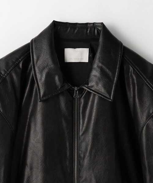 AMOMENTO（アモーメント）の「＜AMOMENTO＞ レザータッチ ブルゾン