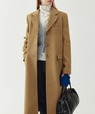 ロング丈 パワーショルダー チェスターコート FQ24W069【Fano Studios
