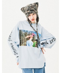 tシャツ 「Little Sunny Bite x Disney」「Pinocchio」 big tee レディース メンズ Little sunny bite tシャツ / Sunny Bite x Disney Pinocchio