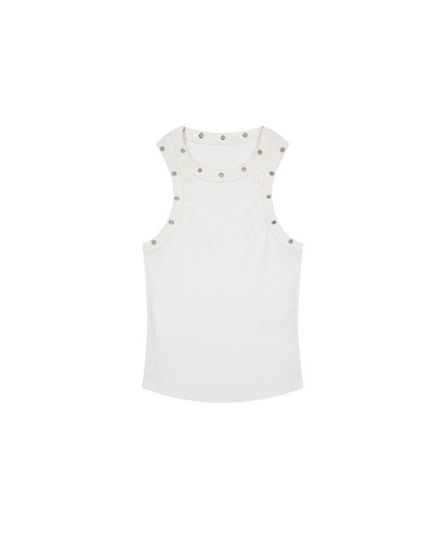 TUOMIO（トゥオミオ）の「PIERCED TANK（タンクトップ）」 - WEAR