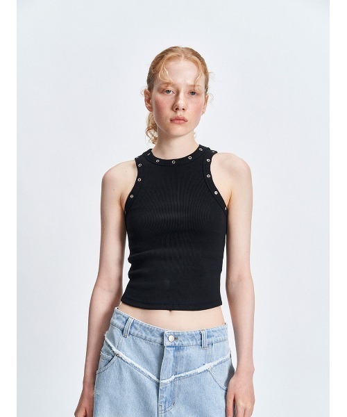 TUOMIO（トゥオミオ）の「PIERCED TANK（タンクトップ）」 - WEAR