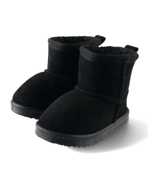 BRANSHES（ブランシェス）の「フェイクムートンブーツ（ブーツ・キッズ・ピンク/キャメル/ベージュ/チャコールグレー/ブラック・14.0cm/16.0cm/15.0cm/17.0cm/18.0cm/19.0cm/20.0cm/21.0cm）」の21枚目の写真