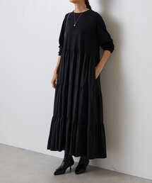 BEARDSLEY | カットコンビティアードワンピース(ワンピース)