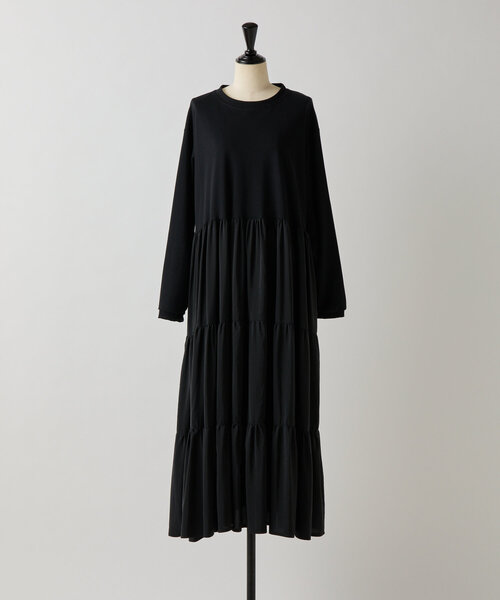 BEARDSLEY(ビアズリー)の「カットコンビティアードワンピース(ワンピース・レディース・ブラック・FREE)」の20枚目の写真