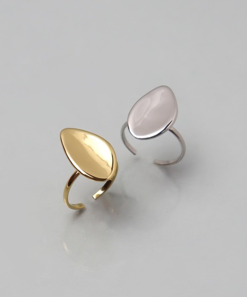 ieLS(イエルズ)の「金属アレルギー対応「ieLS」ステンレス プレートリング フリー(リング・レディース・ゴールド/シルバー・ONE SIZE)」の3枚目の写真