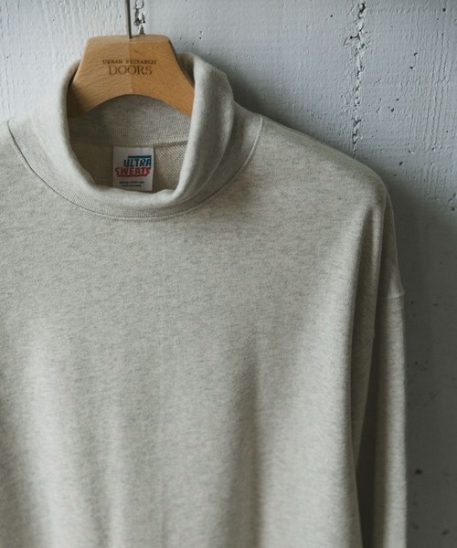 URBAN RESEARCH DOORS（アーバンリサーチドアーズ）の「ULTRA SWEATS タートルスウェット（スウェット・メンズ・グレー系その他/ブラック/ホワイト系その他・LARGE/MEDIUM）」の2枚目の写真
