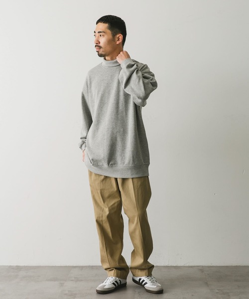URBAN RESEARCH DOORS（アーバンリサーチドアーズ）の「ULTRA SWEATS タートルスウェット（スウェット・メンズ・グレー系その他/ブラック/ホワイト系その他・LARGE/MEDIUM）」の9枚目の写真