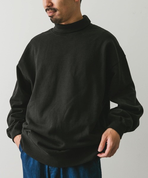 URBAN RESEARCH DOORS（アーバンリサーチドアーズ）の「ULTRA SWEATS タートルスウェット（スウェット・メンズ・グレー系その他/ブラック/ホワイト系その他・LARGE/MEDIUM）」の12枚目の写真