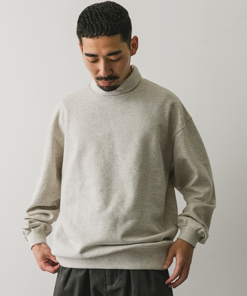 URBAN RESEARCH DOORS（アーバンリサーチドアーズ）の「ULTRA SWEATS タートルスウェット（スウェット・メンズ・グレー系その他/ブラック/ホワイト系その他・LARGE/MEDIUM）」の16枚目の写真