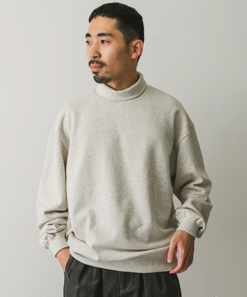 URBAN RESEARCH DOORS（アーバンリサーチドアーズ）の「ULTRA SWEATS タートルスウェット（スウェット・メンズ・グレー系その他/ブラック/ホワイト系その他・LARGE/MEDIUM）」の18枚目の写真