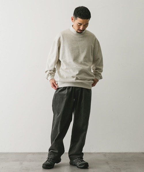 URBAN RESEARCH DOORS（アーバンリサーチドアーズ）の「ULTRA SWEATS タートルスウェット（スウェット・メンズ・グレー系その他/ブラック/ホワイト系その他・LARGE/MEDIUM）」の21枚目の写真