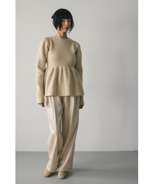 STYLEMIXER（スタイルミキサー）の「ペプラムモードニット（ニット