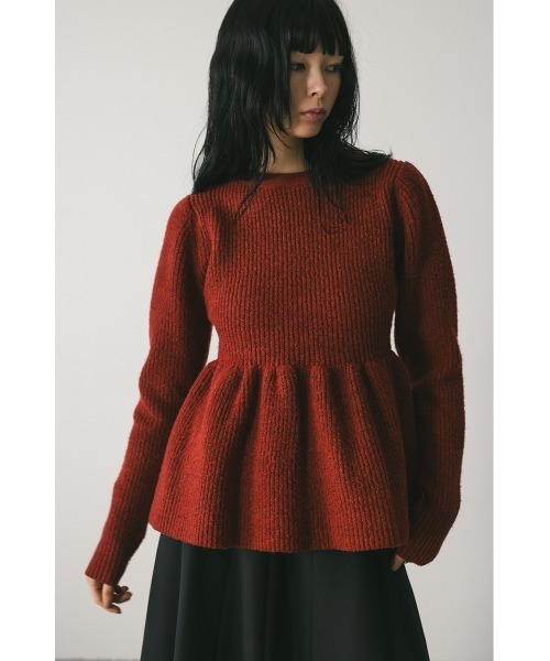 スタイルミキサー　ペプラムモードニット ペプラムモードニット（ニット/セーター）｜STYLEMIXER