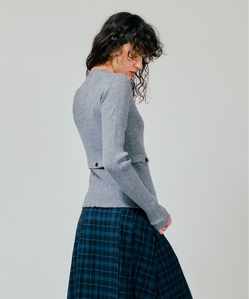 led.tokyo（レッドトウキョウ）の「【led.tokyo】セパレートニット（ニット/セーター・レディース・ブラック/グレー/レッド・FREE）」の22枚目の写真