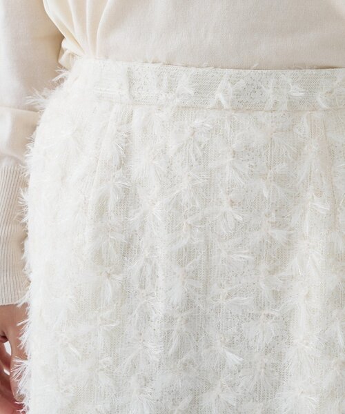 cloenc（クロエンス）の「◆【手洗い可】ジャカードＩラインスカート（スカート・レディース・ブラック/アイボリー・01/02/03）」の13枚目の写真