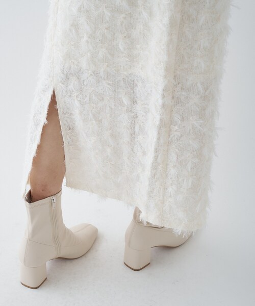 cloenc（クロエンス）の「◆【手洗い可】ジャカードＩラインスカート（スカート・レディース・ブラック/アイボリー・01/02/03）」の17枚目の写真