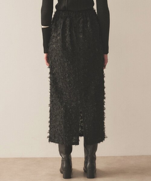 cloenc（クロエンス）の「◆【手洗い可】ジャカードＩラインスカート（スカート・レディース・ブラック/アイボリー・01/02/03）」の22枚目の写真