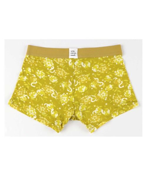 une nana cool（ウンナナクール）の「2025年お年賀「幸運の巳」　メンズボクサーパンツ（ボクサーパンツ・メンズ・レッド/イエロー/アイボリー・M/L）」の5枚目の写真