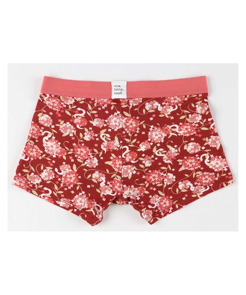 une nana cool（ウンナナクール）の「2025年お年賀「幸運の巳」　メンズボクサーパンツ（ボクサーパンツ・メンズ・レッド/イエロー/アイボリー・M/L）」の6枚目の写真