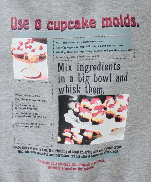 Cutie Blonde（キューティーブロンド）の「◆【あったか/S-LL】グラフィックアソート 裏起毛スウェット（スウェット・レディース・ブラック系3/ホワイト系3/チャコール/ピンク系9/グレー系1/ライトグレー系2・04/03/02/01）」の14枚目の写真