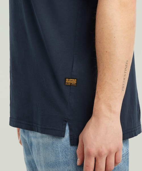 G-STAR(ジースター)の「NIFOUS T-SHIRT/ベーシックワンポイントロゴT(Tシャツ/カットソー・メンズ・ブルー系その他/レッド系その他/イエロー/グレー系その他・LARGE/MEDIUM/SMALL/X-SMALL/X-LARGE)」の8枚目の写真