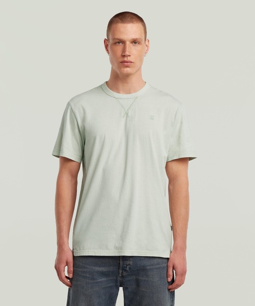 G-STAR(ジースター)の「NIFOUS T-SHIRT/ベーシックワンポイントロゴT(Tシャツ/カットソー・メンズ・ブルー系その他/レッド系その他/イエロー/グレー系その他・LARGE/MEDIUM/SMALL/X-SMALL/X-LARGE)」の17枚目の写真