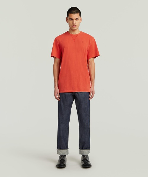 G-STAR(ジースター)の「NIFOUS T-SHIRT/ベーシックワンポイントロゴT(Tシャツ/カットソー・メンズ・ブルー系その他/レッド系その他/イエロー/グレー系その他・LARGE/MEDIUM/SMALL/X-SMALL/X-LARGE)」の13枚目の写真