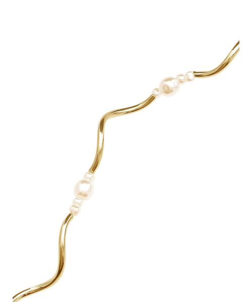 LAGUNAMOON(ラグナムーン)の「LADYフェイクパールミックスネックレス(ネックレス・レディース・シルバー/ゴールド・FREE)」の6枚目の写真