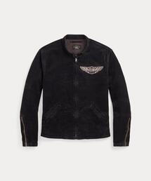 RRL（ダブル アール エル）の「スリム フィット レザー モト
