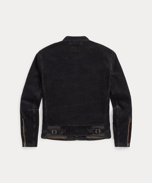 RRL（ダブル アール エル）の「コーデュロイ カフェ レーサー ジャケット（ライダースジャケット・メンズ・ブラック系1・XXL/XS/XL/S/M/L）」の5枚目の写真