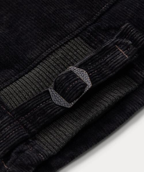 RRL（ダブル アール エル）の「コーデュロイ カフェ レーサー ジャケット（ライダースジャケット・メンズ・ブラック系1・XXL/XS/XL/S/M/L）」の8枚目の写真