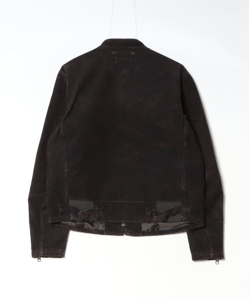 RRL（ダブル アール エル）の「コーデュロイ カフェ レーサー ジャケット（ライダースジャケット・メンズ・ブラック系1・XXL/XS/XL/S/M/L）」の3枚目の写真