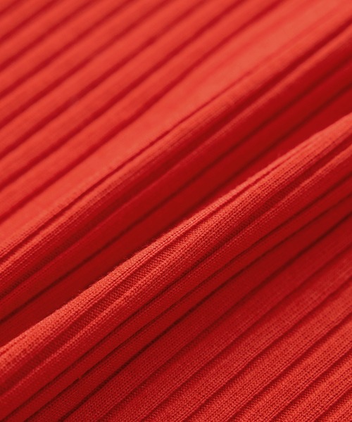 ROPE' PICNIC（ロペピクニック）の「トタンテレコ Iラインリブニットスカート（スカート・レディース・ブラック/ライトグレー/ブラウン系その他2/オレンジ系その他/キナリ・40/38/36）」の21枚目の写真