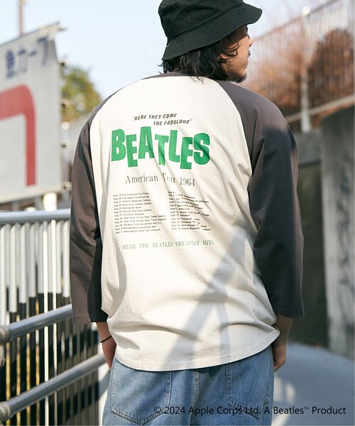 The Beatles（ザビートルズ）の「THE BEATLES ザ ビートルズ フォトラグランロンＴ（Tシャツ/カットソー・メンズ・オフホワイト/チェック/その他1/チャコール・LL/L/M）」の16枚目の写真