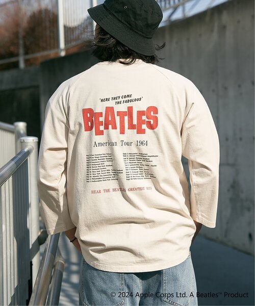 The Beatles（ザビートルズ）の「THE BEATLES ザ ビートルズ フォトラグランロンＴ（Tシャツ/カットソー・メンズ・オフホワイト/チェック/その他1/チャコール・LL/L/M）」の20枚目の写真