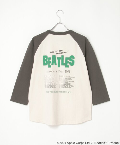 tシャツ 「THE BEATLES/ザ ビートルズ」 ツアーフォトプリント ラグランTシャツ レディース メンズ セール】【別注】THE BEATLES ザ ビートルズ ツアーラグランT