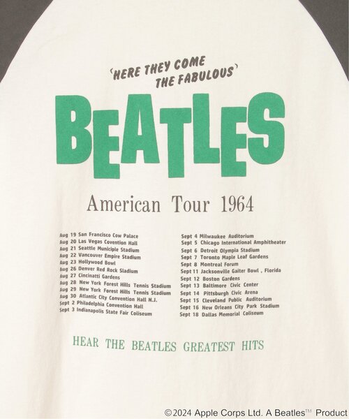 ＴＨＥBEATLES.フォト！ セール】THE BEATLES ザ ビートルズ フォトラグランロンT（T