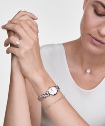 Daniel Wellington（ダニエルウェリントン）の「Ophelia Mini Two-Tone 25.5×22MM ローズゴールド／ゴールド（アナログ腕時計・メンズ）」