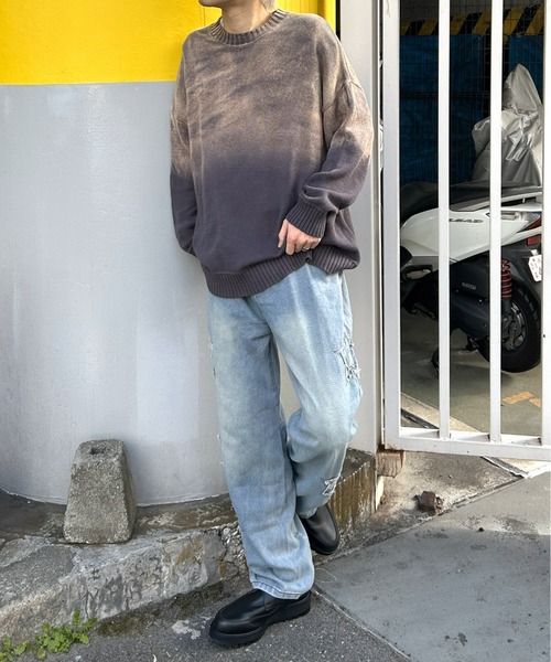 B.R.U（ブル）の「星デザインヴィンテージデニムパンツ（デニムパンツ・メンズ・ブルー/ブラック/ブルー系その他/ブラック系その他・FREE/MEDIUM/LARGE）」の13枚目の写真