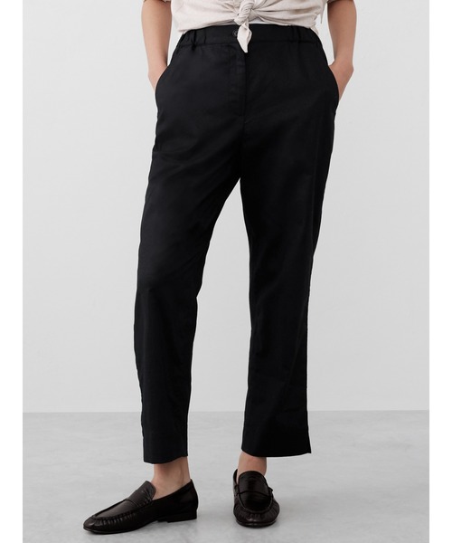 BANANA REPUBLIC FACTORY STOREリネンブレンドプルオンテーパードパンツ