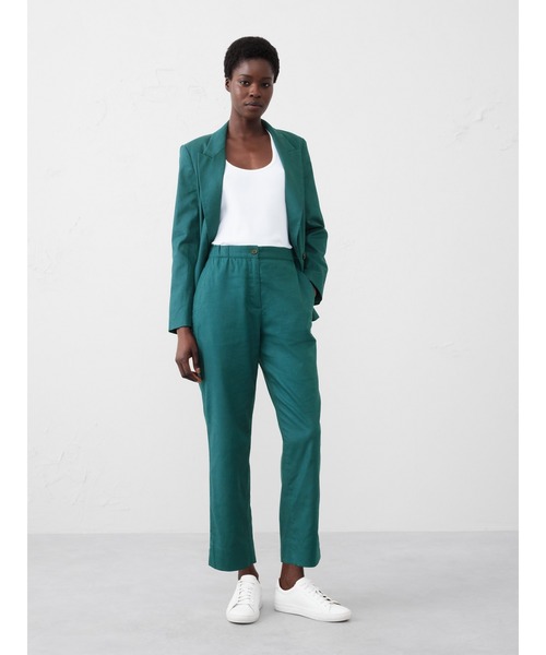 BANANA REPUBLIC FACTORY STOREリネンブレンドプルオンテーパードパンツ