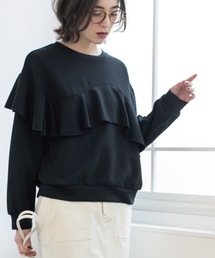OPAQUE.CLIP | フリルアシメトップス【洗濯機洗い可】(Tシャツ/カットソー)