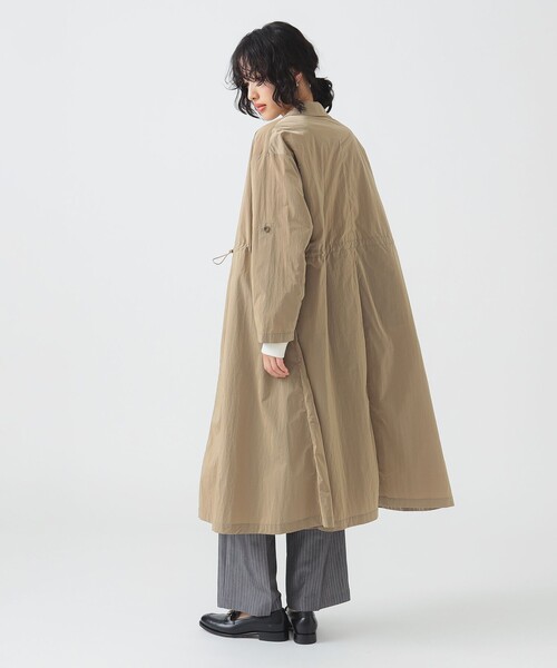 B:MING by BEAMS（ビーミングバイビームス）の「撥水 ナイロン ロングコート（S～M）（その他アウター・レディース・カーキ/ネイビー/ブラウン系その他・MEDIUM/SMALL）」の15枚目の写真