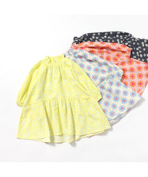 BREEZE（ブリーズ）の「【リンク/ジュニア対応】ソウガラエブリワンピース（ワンピース・キッズ・イエロー/ピンク/ブラック/サックスブルー・80/90/100/110/120/130/140）」の6枚目の写真