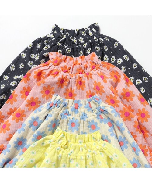 BREEZE（ブリーズ）の「【リンク/ジュニア対応】ソウガラエブリワンピース（ワンピース・キッズ・イエロー/ピンク/ブラック/サックスブルー・80/90/100/110/120/130/140）」の5枚目の写真