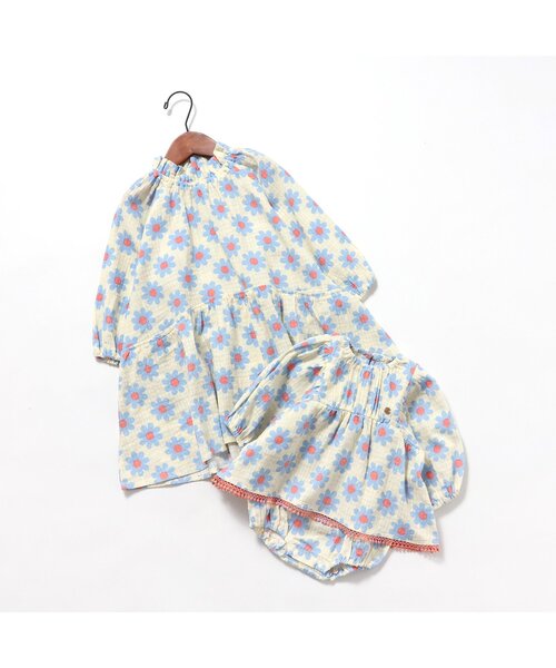 BREEZE（ブリーズ）の「【リンク/ジュニア対応】ソウガラエブリワンピース（ワンピース・キッズ・イエロー/ピンク/ブラック/サックスブルー・80/90/100/110/120/130/140）」の8枚目の写真