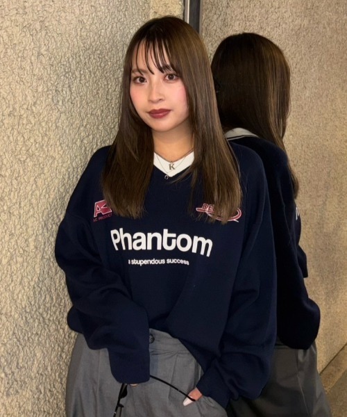 ACLENT(アクレント)の「スウェットライクユニフォームニット(ニット/セーター・レディース・ブラック/ネイビー/アイボリー・FREE)」の10枚目の写真