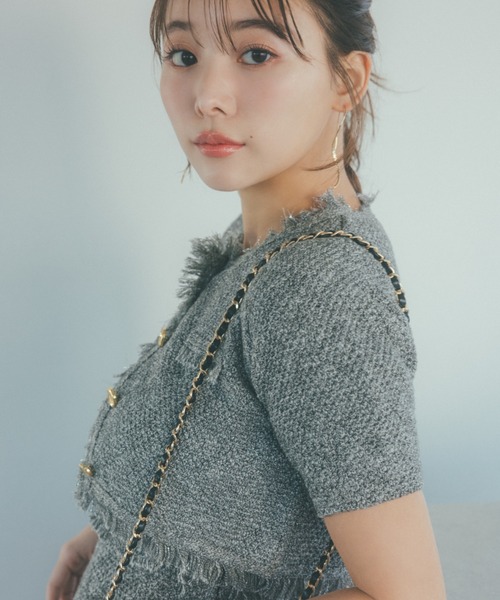 snidel ノースリーブツイードワンピースセット 楽天市場】ツイード（ブランドスナイデル）（ワンピース