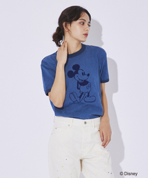 【GOOD ROCK SPEED/グッドロックスピード】Disney / Mickey/ フロッキー/リンガーTシャツ
